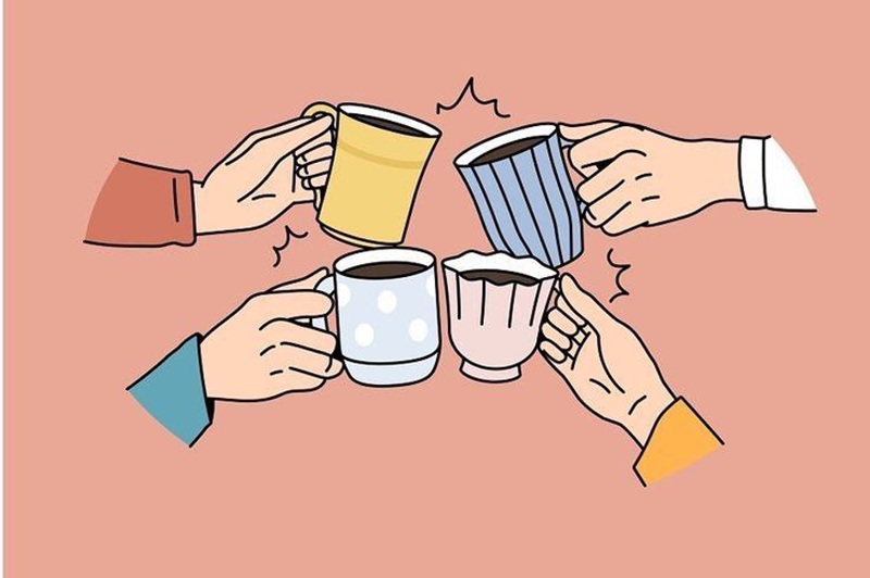 Ilustrasi Ngopi