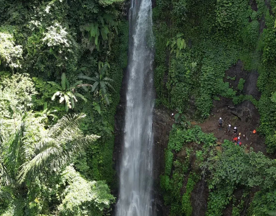 Coban Baung: Air terjun canyoning tertinggi di Malang