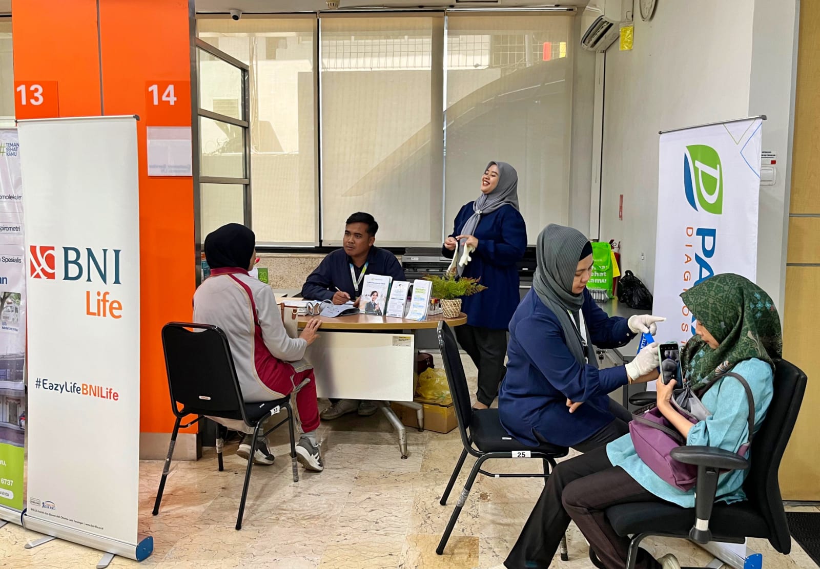 PEDULI: BNI menyelenggarakan MCU gratis untuk nasabah pada Harpelnas kali ini