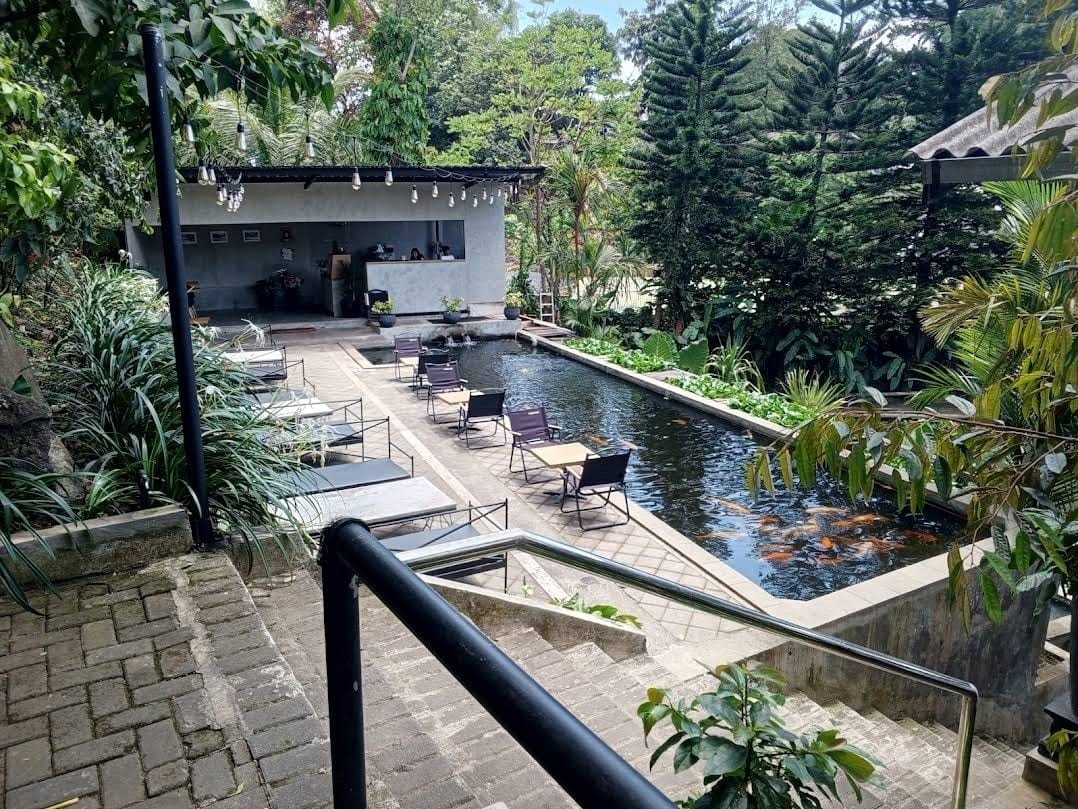 NUANSA ALAM: Intip salah satu kafe hidden gem bernuansa alam di Sawojajar, Malang
