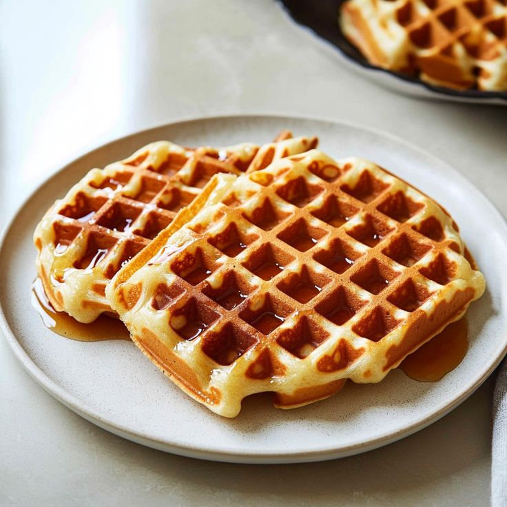 Ilustrasi waffle di Malang