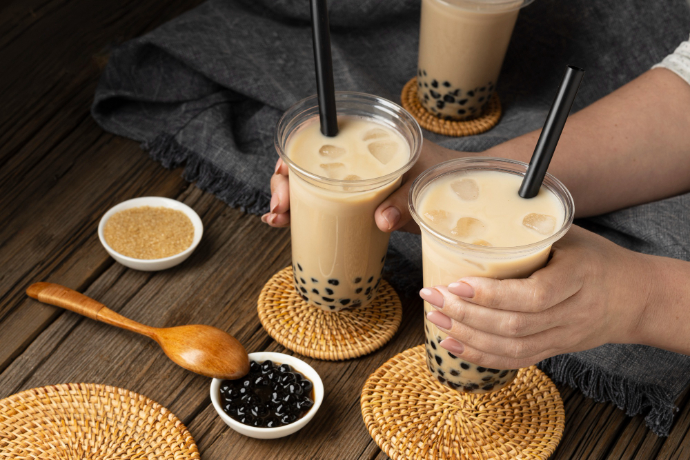 BIKIN NAGIH: Minuman asal Taiwan yang terkenal dengan perpaduan rasa teh, susu, serta topping boba yang kenyal dan bikin nagih.