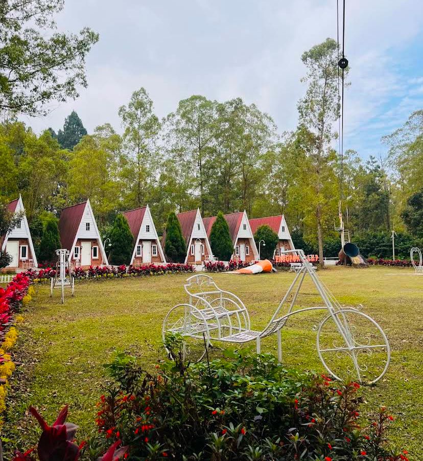 MENYENANGKAN: Berlibur dan menikmati wisata alam di Bumiaji Batu.