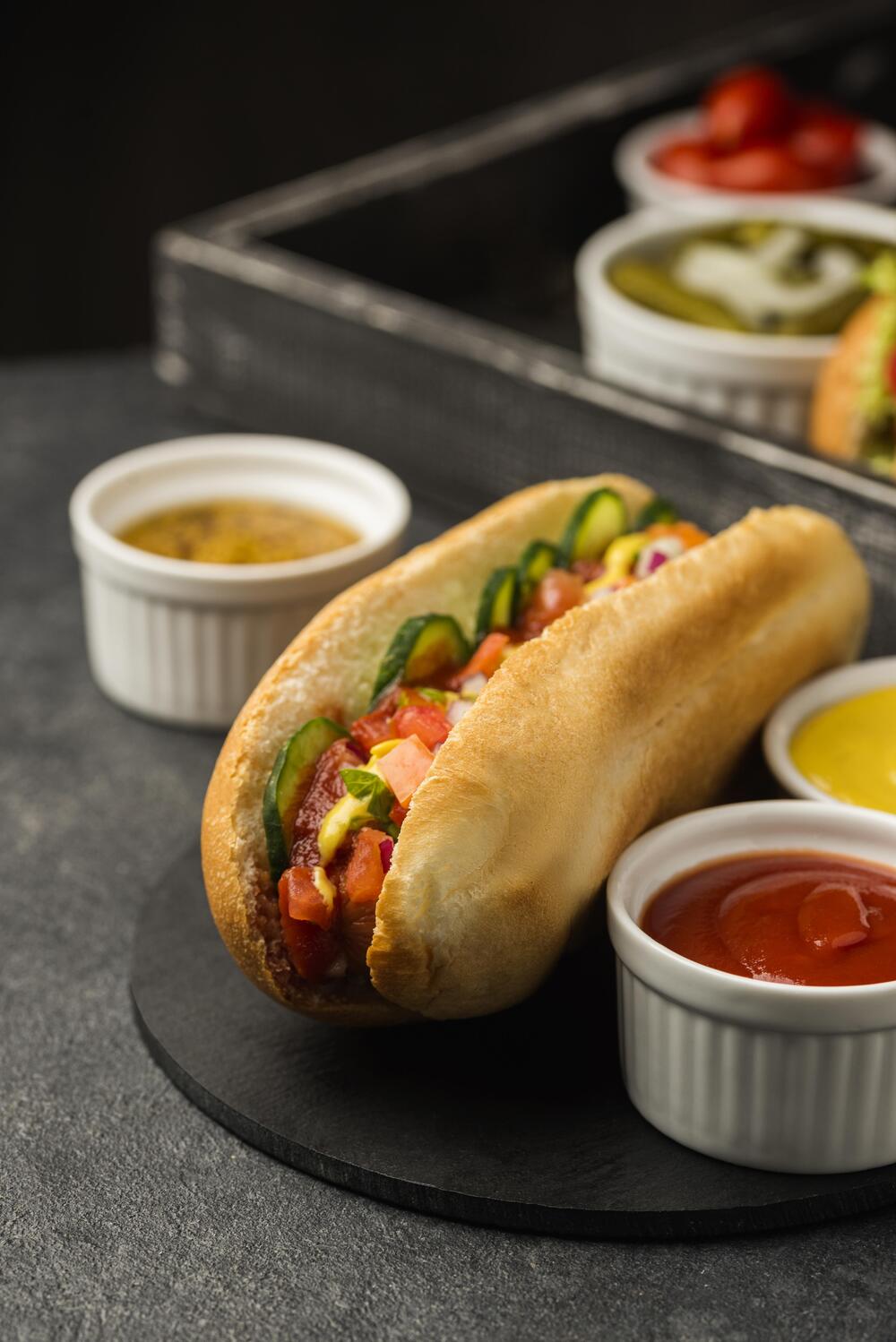 KEKINIAN: Hot dog makanan kekinian yang sering dicari Mahasiswa