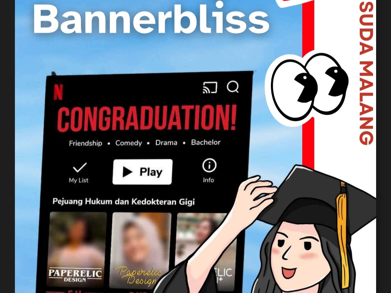 KREATIF: ide bisnis banner ternyata cuan.