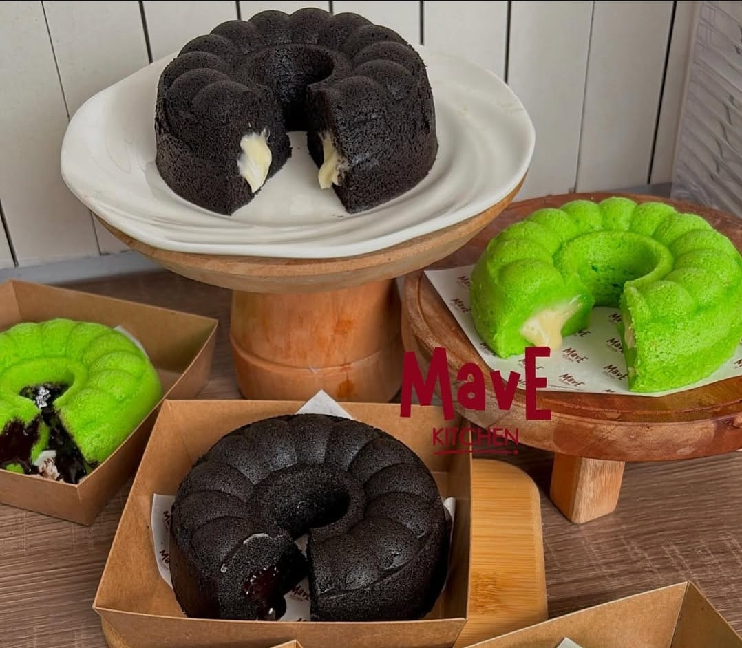 LUMER DI MULUT: Bolu ketan hitam keju lumer dari Wave Kitchen yang siap bikin&nbsp;kamu&nbsp;jatuh&nbsp;hati