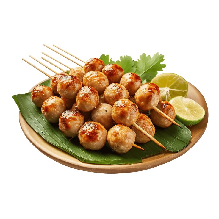 SEDAP: bakso bakar dengan bumbu yang medok siap disantap.