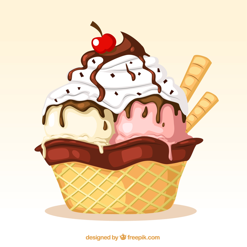 SENSASI DINGIN: Es krim yang ampuh usir rasa penat dan menyegarkan