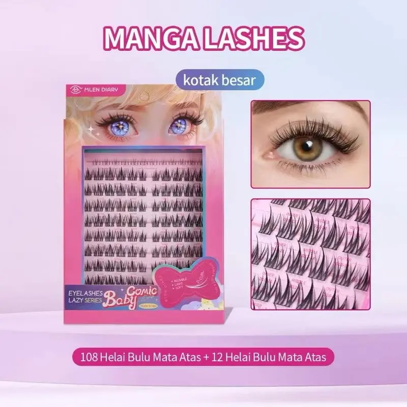 BULU MATA CETAR: Bulu Mata Cetar Tanpa Eyelash Extension, Ini Rekomendasi Fake Lashes dari Mlendiary yang Viral di Sosial Media