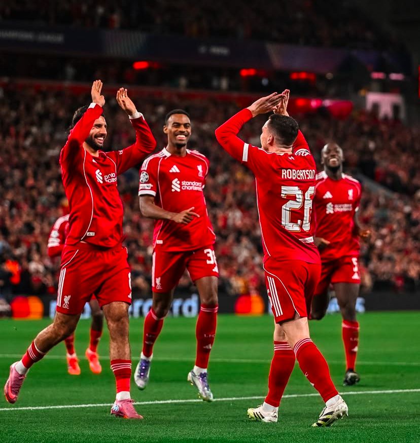 MENANG DRAMATIS: Liverpol kunci kemenangan atas Atletico Madrid dengan skor 3-2 dini hari tadi (18/9).
