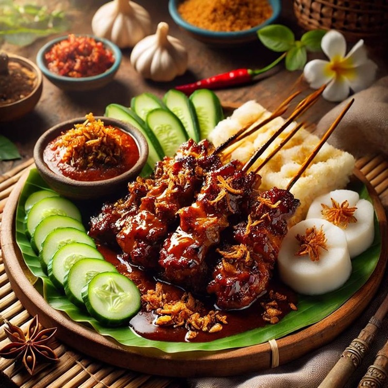 SATE: Makanan khas Indonesia dengan bumbu kacang yang bikin kamu tidak berhenti makan!
