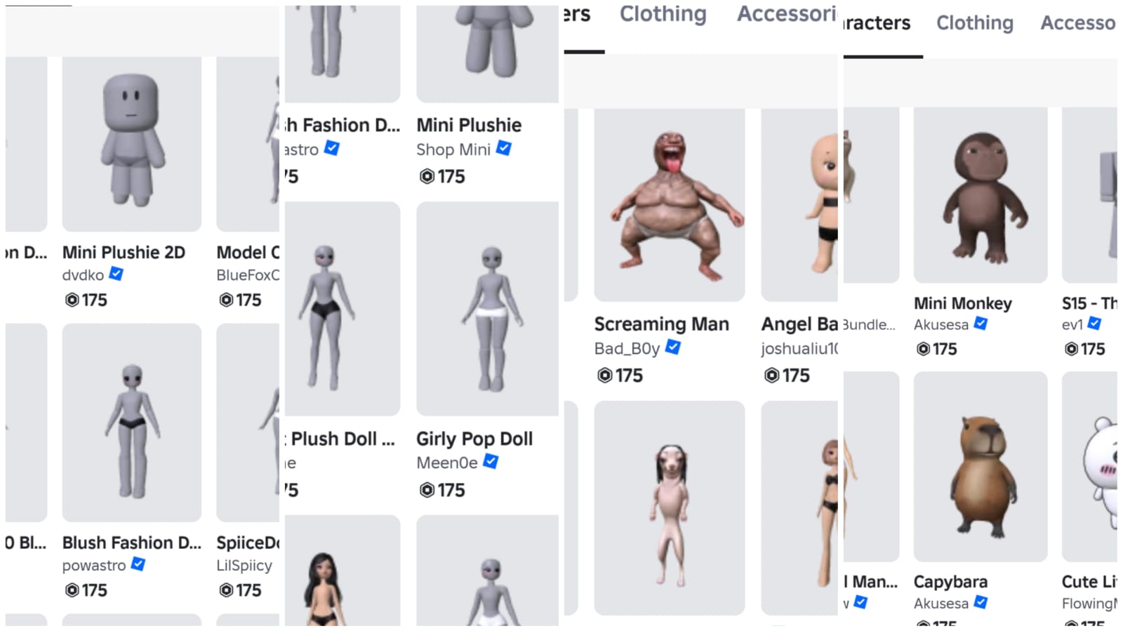 Ilustrasi harga item roblox