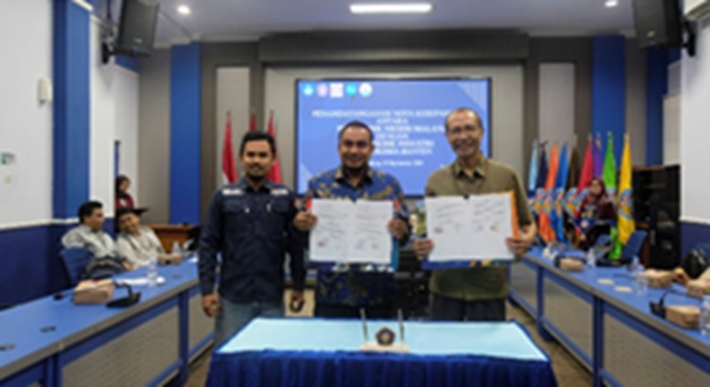 SINERGI:: Kerja sama PIPB dan Polinema  ditandai dengan penandatangan nota kesepahaman di Ruang Rapat Pimpinan Gedung AA, 10 September 2025.