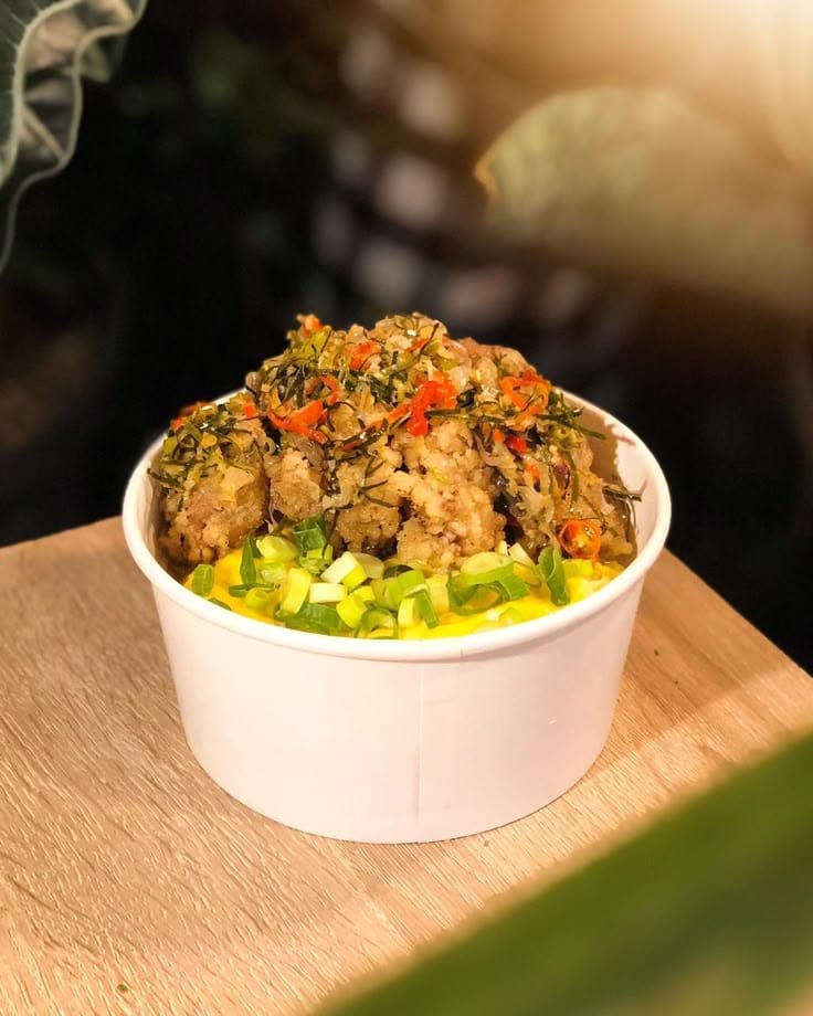 Ilustrasi rice bowl nikmat