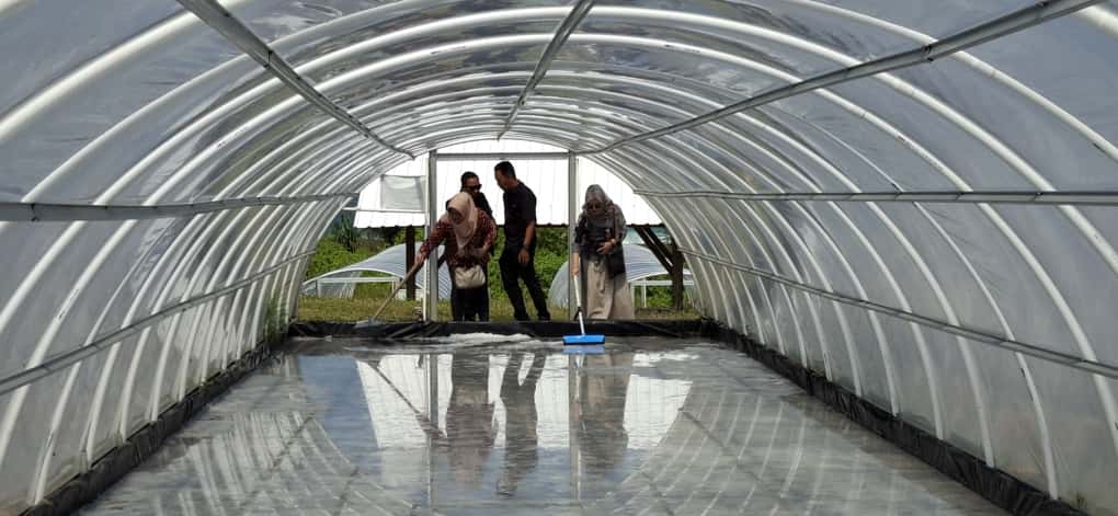 HARAPAN BARU: Teknologi garam tunnel yang mulai dikembangkan di Kabupaten Malang.