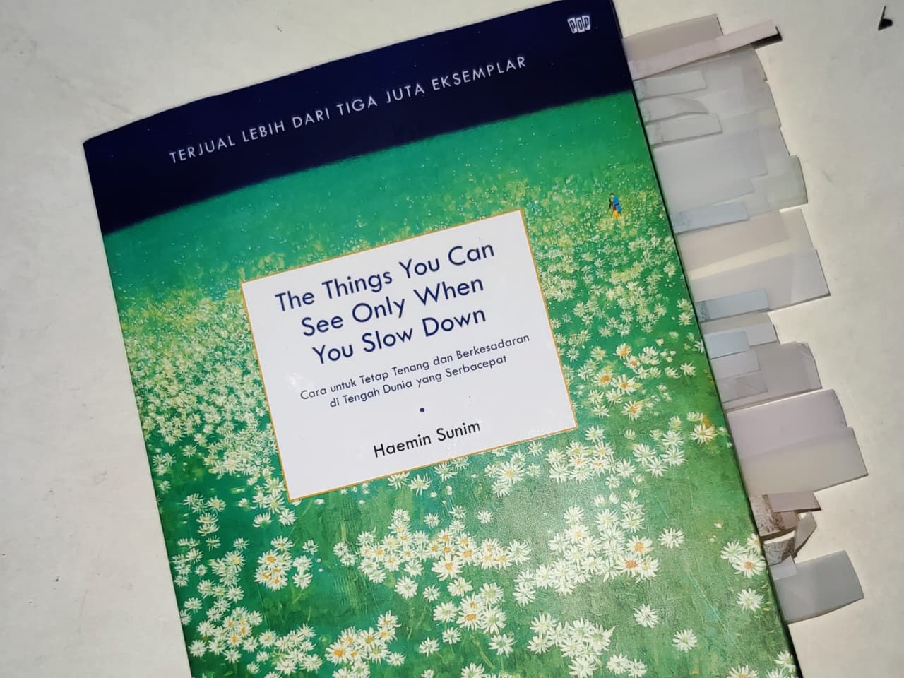 MENENANGKAN: membaca buku harya Haemin Sunim membuat hidup lebih indah karena banyak afirmasi yang diberikan.