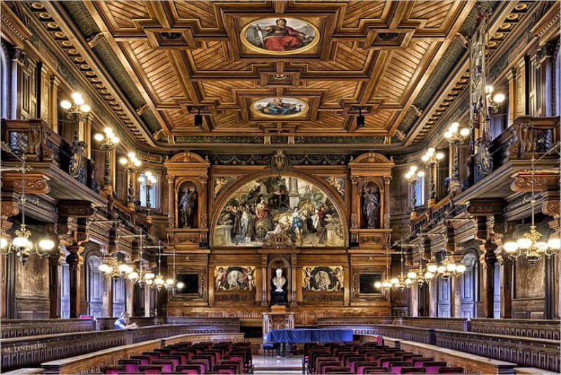 Aula Universitas Heidelberg di Jerman.
