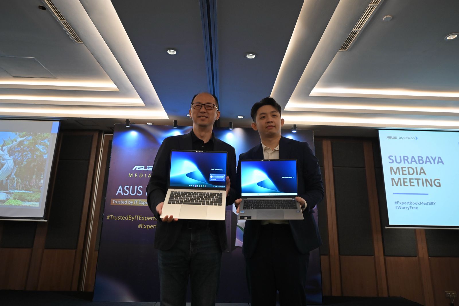 TANGGUH: ASUS Indonesia secara resmi memperkenalkan jajaran produk komputasi bisnis terbarunya, ASUS Expert Series di Jawa Timur.