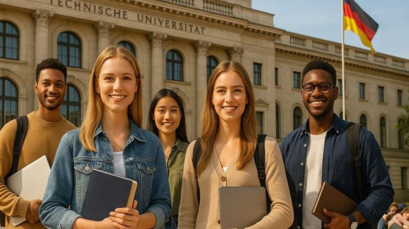 Ilustrasi sistem sekolah di Jerman