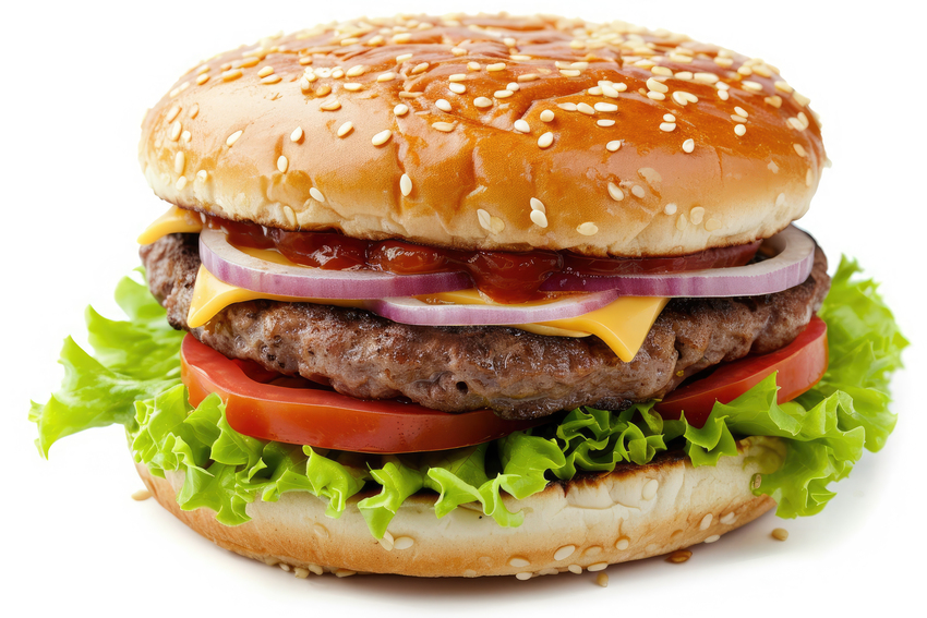 MENGGIURKAN: Burger yang praktis, ramah kantong dan tentunya mengenyangkan