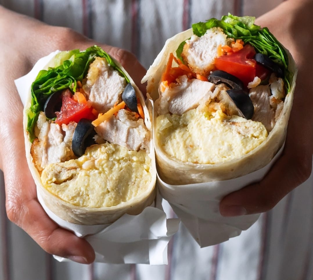RENDAH KALORI: Lowcal Kitchen Salad menawarkan beragam pilihan salas&nbsp;wrap&nbsp;yang&nbsp;lezat