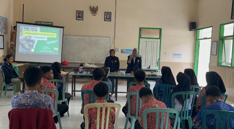 MANDIRI: Program pengelolaan sampah menjadi pakan ikan ini dapat menjadi inovasi bagi sekolah untuk menuju sekolah adiwiyata tingkat ASEAN.