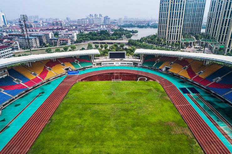 Ilustrasi stadion bola