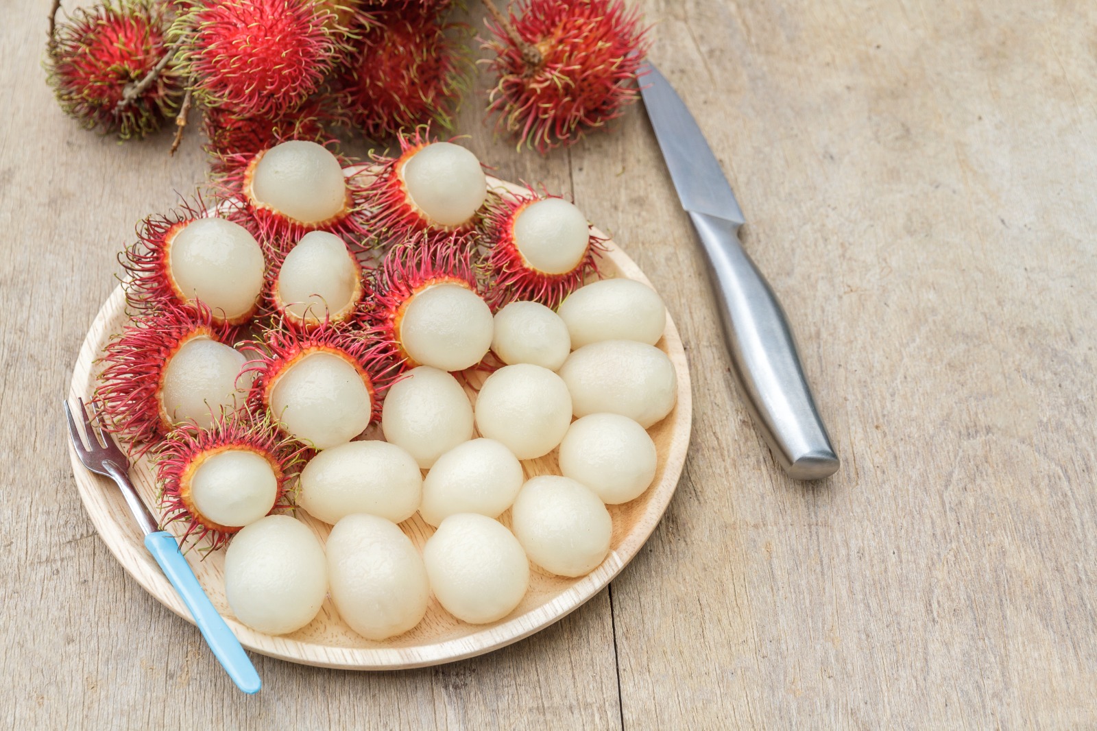 MANIS: Buah rambutan segar dengan rasa manis asam khas tropis, selalu jadi favorit saat musim panen tiba.