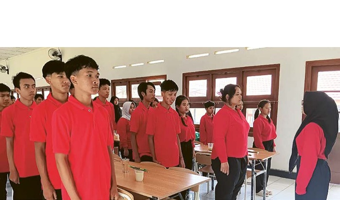 MANFAATKAN TALENT DNA: Siswa-siswi Sekolah Rakyat (SR) Singosari mengikuti kegiatan Masa Pengenalan Lingkungan Sekolah (MPLS) beberapa waktu lalu.