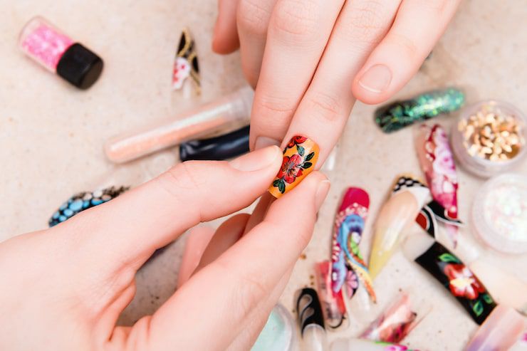 STYLISH: Ilustrasi model nail art yang menunjang penampilan