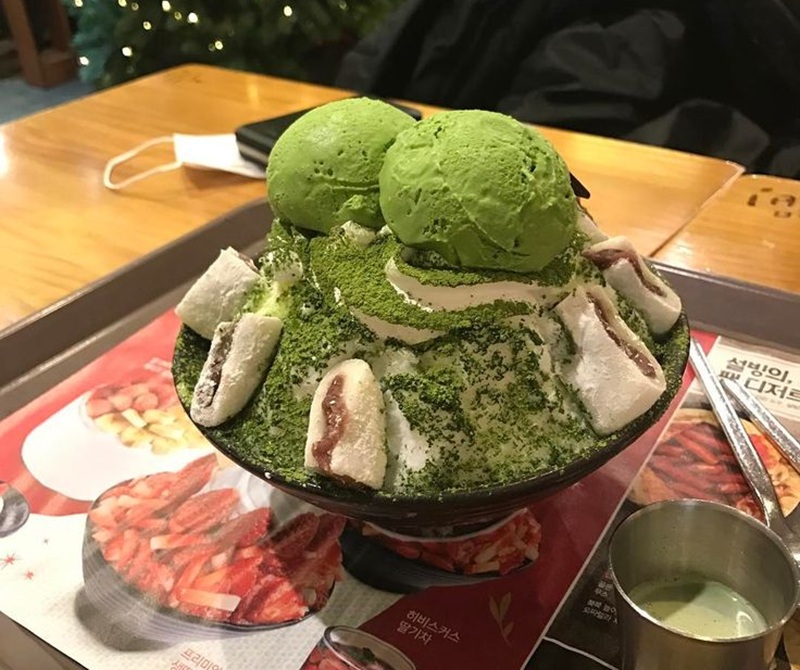 Ilustrasi bingsoo segar