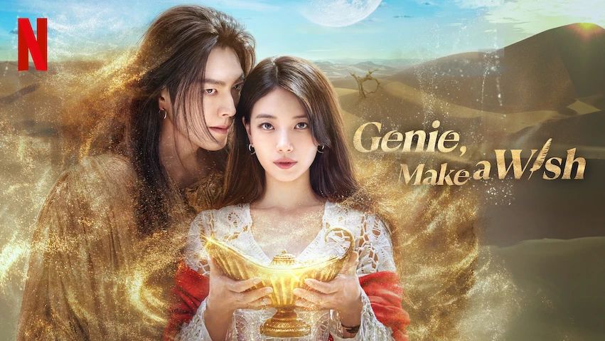 BERTABUR BINTANG: Poster Drama Korea "Genie, Make a Wish" yang dibintangi Kim Woo Bin dan Bae Suzy