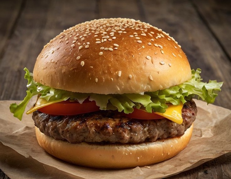 Ilustrasi burger