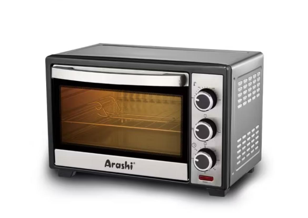 Arashi S20A, salah satu oven rekomendasi dengan watt listrik rendah.