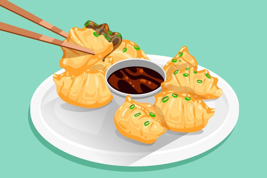 KULINER ANAK MUDA: Pangsit goreng yang sering kita makan sebagai gorengan