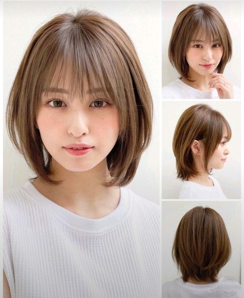 COCOK: Potongan rambut layered bob diwajah oval