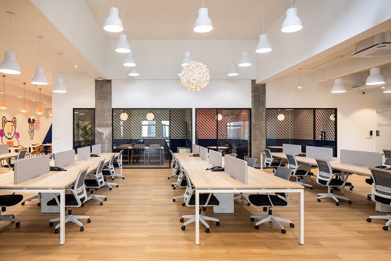 NYAMAN DAN TENANG: Ilustrasi Co-Working space andalan mahasiswa