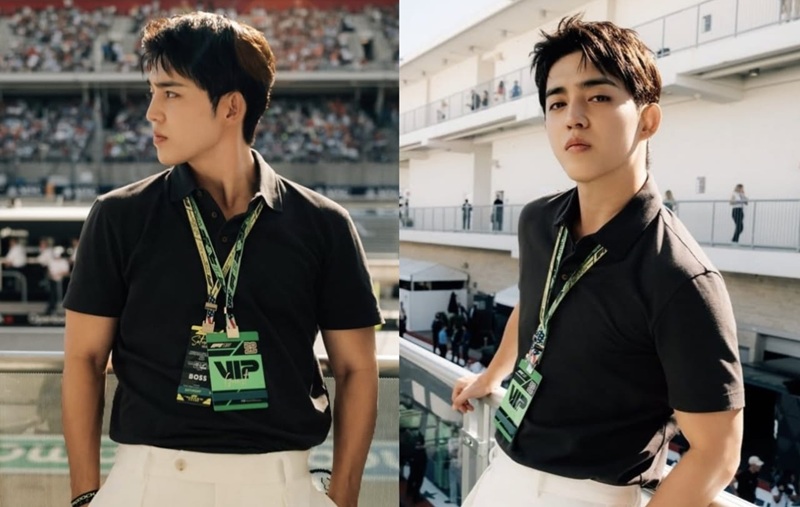 Leader SEVENTEEN S.Coups tampil menawan di F1 US Grand a Prix 2025
