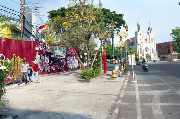 TINGKATKAN PENGAWASAN: Koridor Kajoetangan Heritage rawan menjadi lokasi jujukan PKL saat Alun-Alun Merdeka masih direvitalisasi.