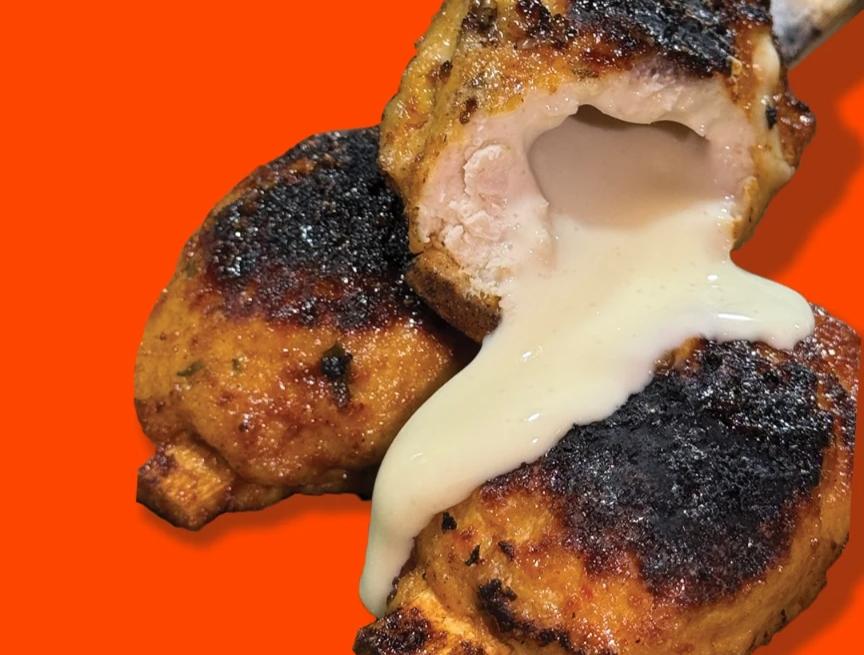 LUMER: Keju Mozarella sebagai isian sate buntel di Sate Marjo.