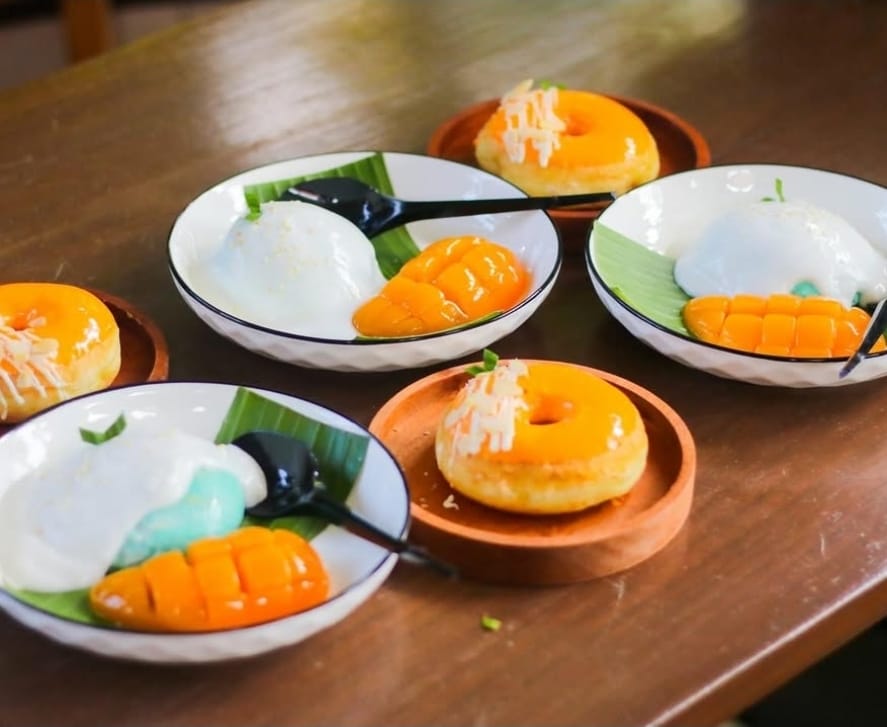 UNIK: Coba kreasi unik olahan mangga yang memadukan gelato dengan mochi di Bvgl&nbsp;Gelato&nbsp;Malang