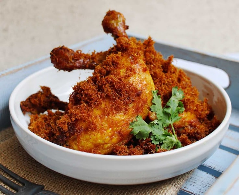 Ilustrasi ayam goreng