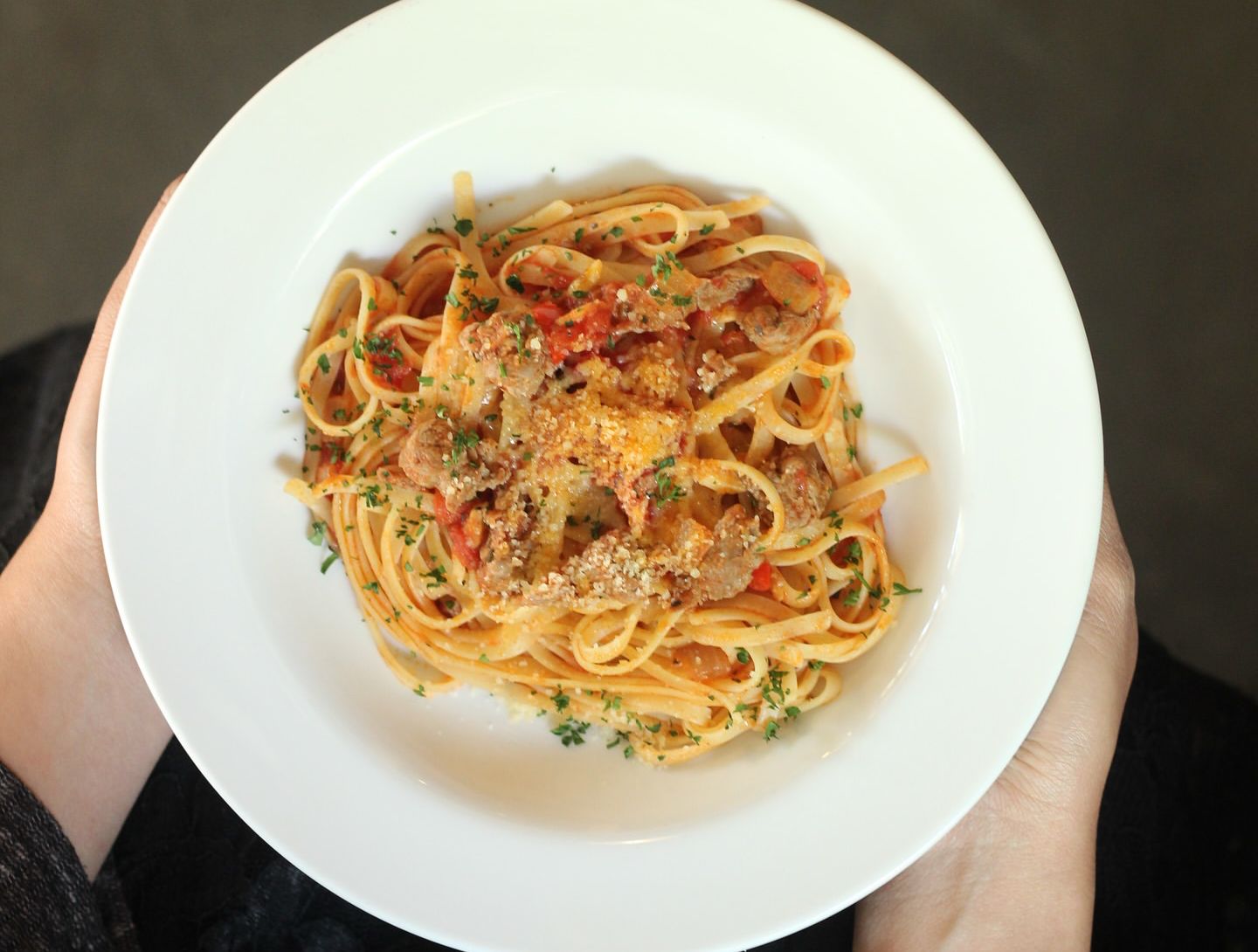 OTENTIK LEZAT: Pasta dari Signora Pasta yang memiliiki rasa lezat.