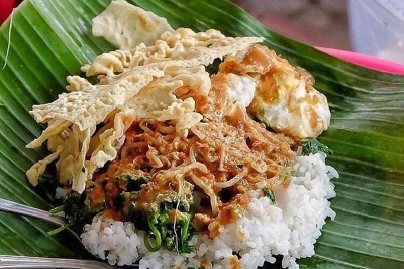 Ilustrasi nasi pecel