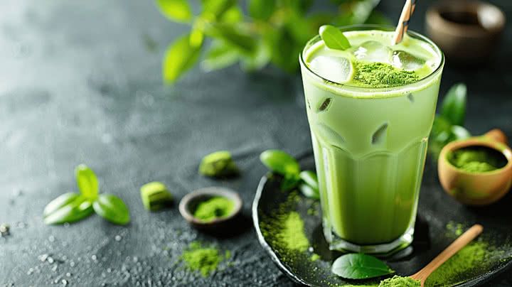SEGAR: Minuman Matcha yang sedang hits di Surabaya.