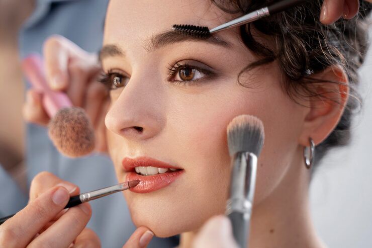 FLAWLESS: Ilustrasi kegiatan make up yang menghasilkan make up flawless.