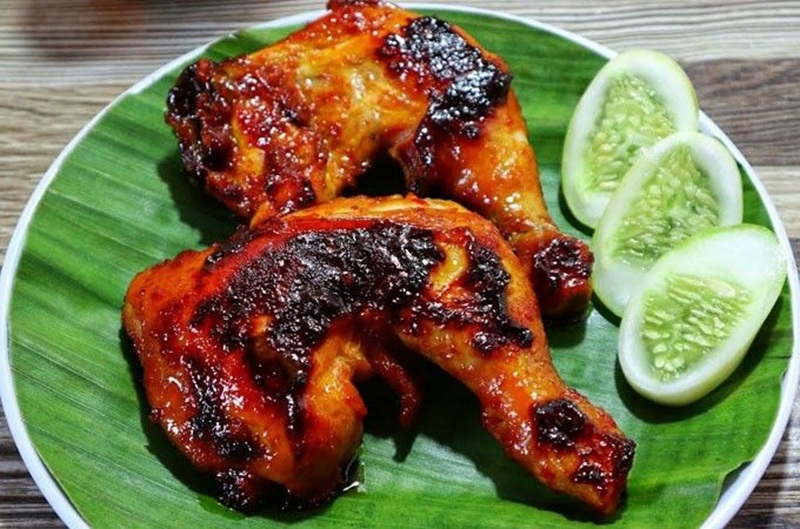 Ilustrasi ayam bakar