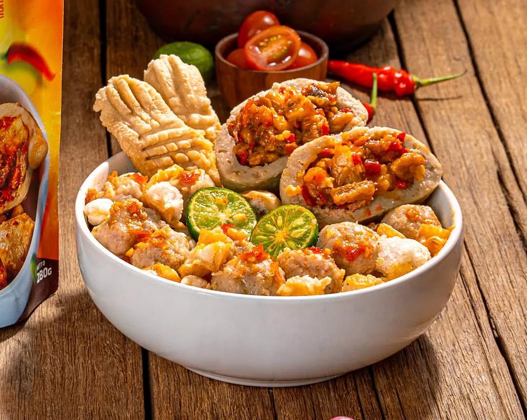 GURIH PEDAS: Ilustrasi bakso aci yang wajib dicoba pecinta pedas.