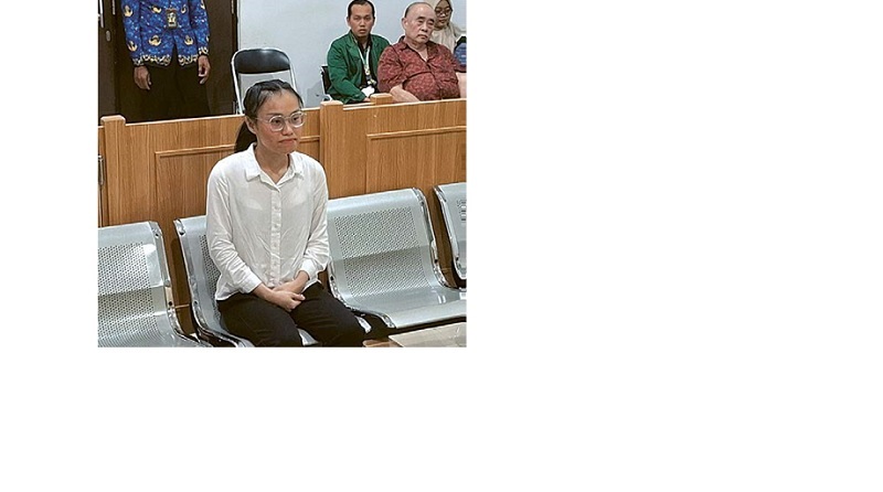 MASUK MEJA HIJAU: Vania Amanda Lirungan, 32, menghadapi tuntutan hukum akibat dugaan penganiayaan terhadap kliennya.