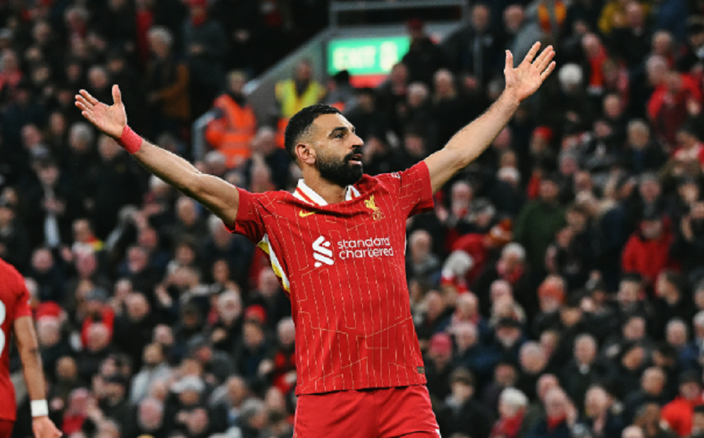 PENENTU; Salah jadi tumpuan serangan Liverpool saat menghadapi Real Madrid dini hari nanti (5/11).